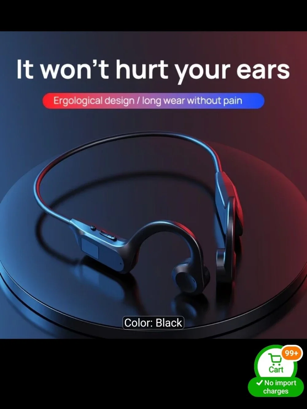 Bone Conduction Open-Ear Bluetooth Sports Headphones
